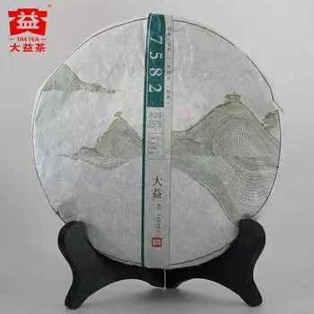 2023 Yunnan Menghai Dayi TAETEA 7582 Классический сырой чай Пуэр Чай Пуэр357г/12.59унц.