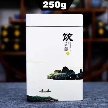 Жасминовый чай King Green Chinese Tea Silver Needle Jasmine Scented Green Chinese Tea Metal Box 250g