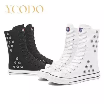 2023, женская повседневная парусиновая обувь на весну/осень и лето с внутренней молнией и вентиляционным отверстием для девочек, студенческие короткие парусиновые ботинки 43 белый