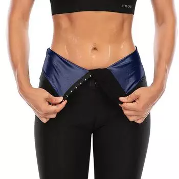 Женские термобрюки из искусственной кожи, пот, сауна, тренажер для похудения, фитнес-шейперы, брюки S/M темно-синий