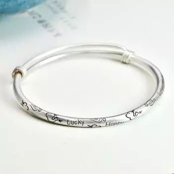 2023 Zuyin S999 Primordial Year Xiangyun Moe Дракон браслет для женщин простой однотонный милый студенческий молодой стильный браслет новый Adjustable size