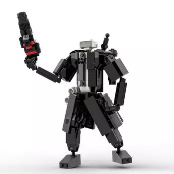 2024 3D Детский блок пластиковый игровой конструктор для подростков и детей Skibidi унитаз 299шт