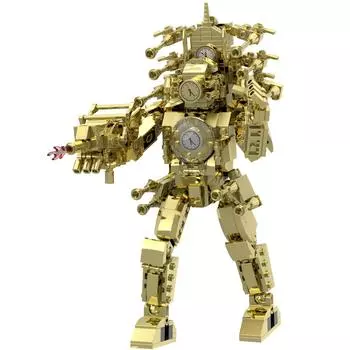 2024 3D Детский блок пластиковый игровой конструктор для подростков и детей Skibidi унитаз 446шт