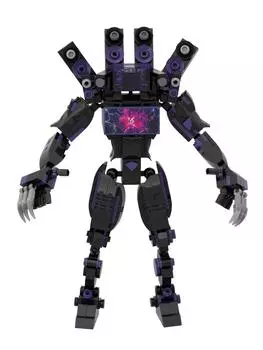 2024 3D Детский блок пластиковый игровой конструктор для подростков и детей Skibidi унитаз 455шт