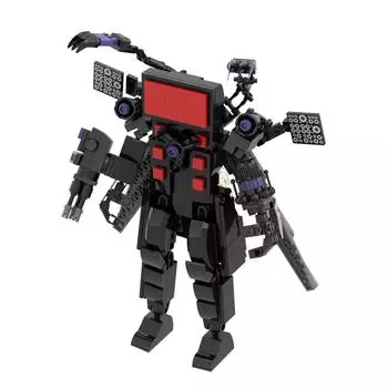 2024 3D Спикерман Детский блок пластиковый игровой конструктор для подростков и детей Skibidi унитаз