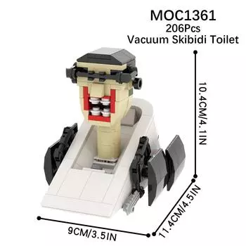 2024 3D Спикерман Детский блок пластиковый игровой конструктор для подростков и детей Skibidi унитаз