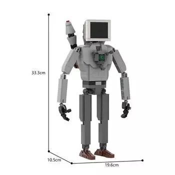 2024 3D Спикерман Детский блок пластиковый игровой конструктор для подростков и детей Skibidi унитаз