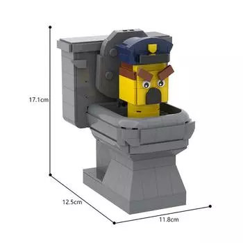 2024 3D Спикерман Детский блок пластиковый игровой конструктор для подростков и детей Skibidi унитаз