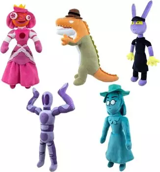 2024 5 шт./компл. Кибер цирк плюшевые игрушки удивительный цифровой цирк хлопковая плюшевая игрушка подарок для детей