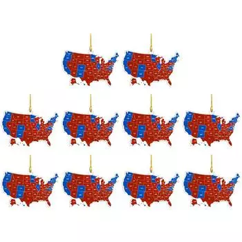 2024 Acrylic Trump Presidential Pendant Trump America Presidential Election Decor Christmas Gifts for Friends