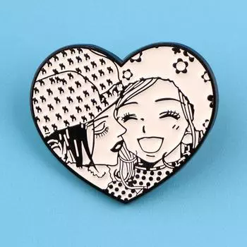 2024 эмалированная булавка, милые булавки в стиле аниме, женская брошь, джинсовые значки, броши для одежды, значки, милые украшения, ювелирные аксессуары 1