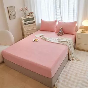2024 Autumn and Winter New A-class Milk Velvet All Inclusive Bedsheet Pillowcase Pair