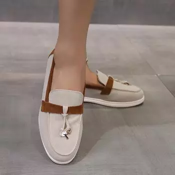 2024 autumn European and American foreign trade suede flat bottom large size low-top single shoes women s soft sole lightweight solid color foot s 35 хаки