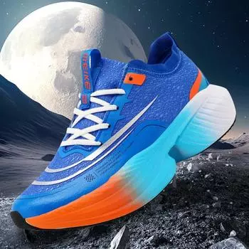 2024 autumn large size men s mesh lightweight running shoes sprinting hiking breathable casual sports trendy shoes men 36 чёрный