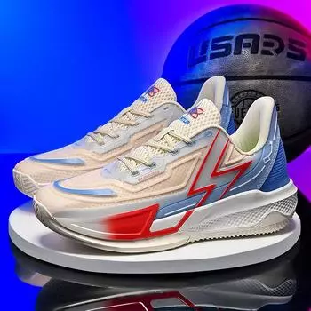 2024 autumn new combat training luminous basketball shoes men s low-top wear-resistant and breathable fashion men s sports shoes 35