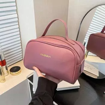 2024 autumn new fashion Korean version handbag bag retro simple texture casual commuter hand pillow bag чёрный