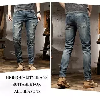 2024 осень новые четыре сезона носимые мужские тяжелые ретро повседневные свободные мужские брюки модный бренд прямые простые брюки 29