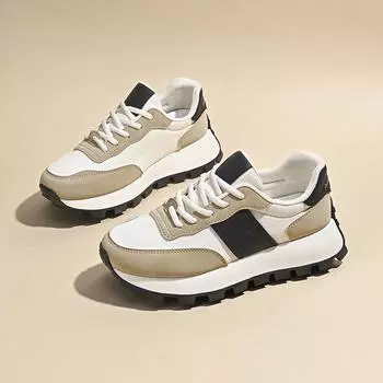 2024 autumn new ins Korean version of dad women s shoes student breathable running sneakers heightening casual shoes G6808 35