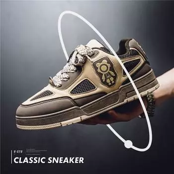 2024 autumn new men s shoes Japanese and Korean trendy shoes men s casual shoes bread shoes sports shoes travel shoes factory direct sales 39 чёрный