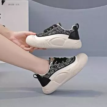 2024 autumn new models in versatile little white shoes low-top casual board shoes women s sports shoes 35 белый
