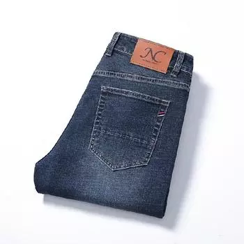 2024 Autumn New Product Versatile Jeans Men S Stretch Slim Fit Small Straight Long Pants 28