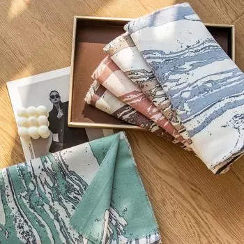 2024 Autumn/Winter Printed Imitation Cashmere Scarf Elegant Printed Cashmere Texture Scarf Women S Warm And Cold Proof Scarf 65*190 CM