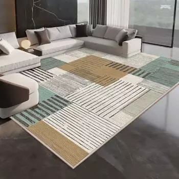 2024 Бархатный водонепроницаемый грязеотталкивающий ковер: Идеально подходит для гостиной, спальни, прикроватной тумбочки и под журнальным столиком. 80x120 cm