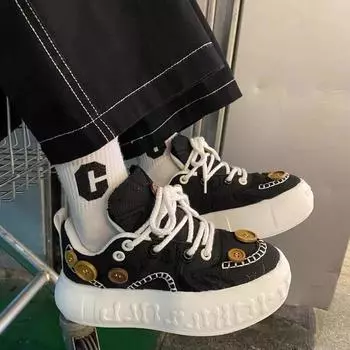 2024 Баскетбольные кроссовки для мужчин, дышащие кроссовки на платформе для пар, женские повседневные кроссовки 36