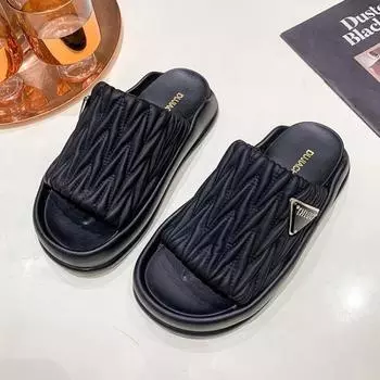 2024 Спальни Осень-весна Лето Сандалии Обувь Женщина Весна Лето Лето Женщина Тапочки Кроссовки Спорт 35 бежевый