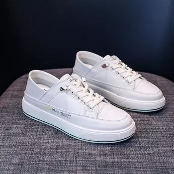 2024 Белые кроссовки Женские летние повседневные женские спортивные туфли Модные туфли на платформе со шнуровкой Легкие кроссовки для бега на открытом воздухе 35