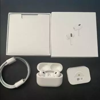 2024 Беспроводная гарнитура Bluetooth 5.0 Наушники-вкладыши с шумоподавлением Наушники с датчиком HD Вызов Музыкальные наушники для IPhone Android белый