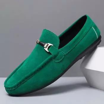 2024 Большой размер, новая модная трендовая обувь-бини, мужская обувь, пуловеры без шнуровки 39 зелёный