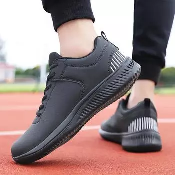 2024 большой размер весна и осень кожаная поверхность для отдыха и путешествий повседневная мужская обувь большой размер спортивная обувь кроссовки импортная торговля 39