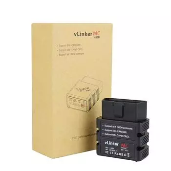 2024 BT OBD2 сканер Vgate vLinker MC+ BLE ELM327 для Android/IOS/Windows ELM 327 wifi автомобильный диагностический сканирующий инструмент