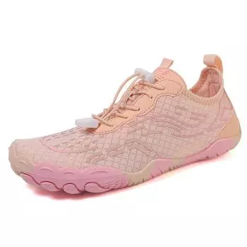 2024 Быстросохнущие нескользящие туфли для пляжа и дайвинга для пар 35 розовый