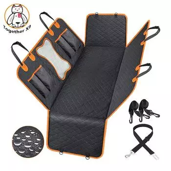 2024 Car Pet Pad Refill Universal Car Anti-dirty Pad Car Back Seat Dog Mat Accessories Polyester Waterproof белый