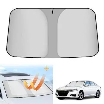 2024 Car Window Sunshade Cover Sun Shade Windshield Visor Protector Windscreen Folding Auto UV Protection Curtain Styling