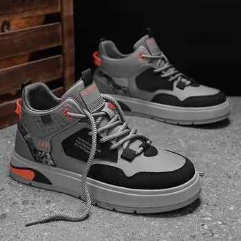 2024 четыре сезона помогают постепенно менять кожаную поверхность для отдыха дышащая спортивная обувь для скейтбординга студенческая волна с открытым верхом мужская обувь Air Force One 39 бежевый