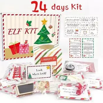 2024 Christmas Gift Box 24-Day Blind Box Gift Box Puzzle Christmas Countdown Cute Toy Ornaments