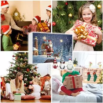 2024 Christmas Gnome Advent Calendar, 2024 Christmas Christmas Countdown Calendar Gifts Gnome C N7Y5 snow-1pcs