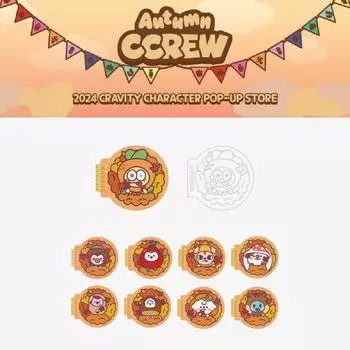 2024 CRAVITY Персонаж Осень CCREW POP-UP Store Весенняя заметка WOOLPI