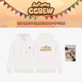 2024 CRAVITY Персонаж Осенняя CCREW POP-UP Store Толстовка