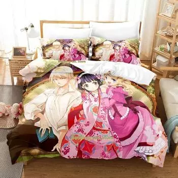 2024 Croise In A Foreign Labyrinth Bedding Set Single Twin Full Queen King Size Bed Set Adult Kid Bedroom Duvetcover Sets Anime EU Single 135x200cm