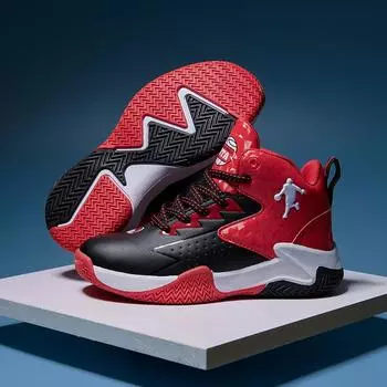 2024 детская баскетбольная обувь, мужская осенняя дышащая спортивная обувь для мальчиков, детские баскетбольные кроссовки среднего и большого размера