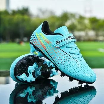 2024 Детские футбольные бутсы Общество Школьные футбольные бутсы Бутсы Травяные кроссовки для мальчиков и девочек Спортивная обувь для тренировок на открытом воздухе 30 розовый