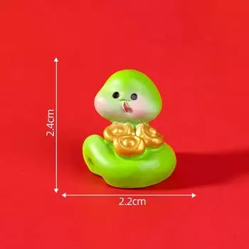 2024 DIY украшения маленькая змея мини настольный автомобиль переноска змея год микро ландшафт подарки поделки маленькие украшения автомобиль