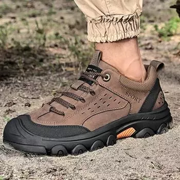 2024 Douyin live broadcast popular new outdoor autumn and winter casual versatile men s leather sneakers 38 чёрный