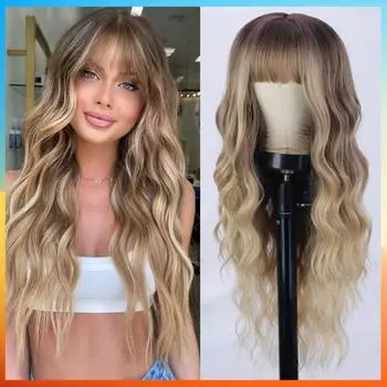 2025 Европейская мода длинный кудрявый парик для женщин HW887