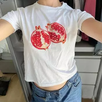 2024 Европейский и американский стиль весна-лето женская одежда INS облегающий крой открытый пупок повседневная мода короткий рукав футболка топ S