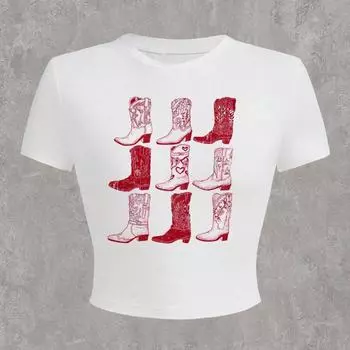 2024 Европейский и американский стиль весна-лето женская одежда INS облегающий крой открытый пупок повседневная мода короткий рукав футболка топ S